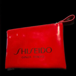 Shiseido Ginza Tokyo Red make-up bag